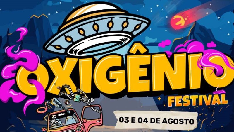 Mais atrações confirmadas para o festival Oxigênio que acontecerá no mês que vem.