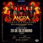 Angra retorna para Curitiba e comemora os 20 anos de seu quinto álbum de estúdio